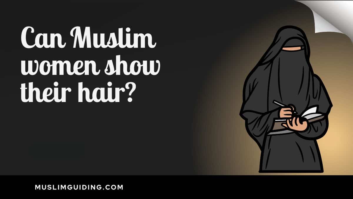 Muslim women show their hair